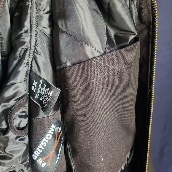 Nwt Black canvas hooded jacket - Picture 5 of 5